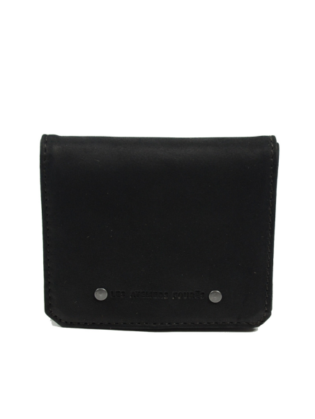 Les Ateliers Foures 9148 - CUIR DE VACHETTE - NOIR Porte-monnaie/ Porte-billets pmpb