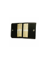 Les Ateliers Foures 9148 - CUIR DE VACHETTE - NOIR Porte-monnaie/ Porte-billets pmpb