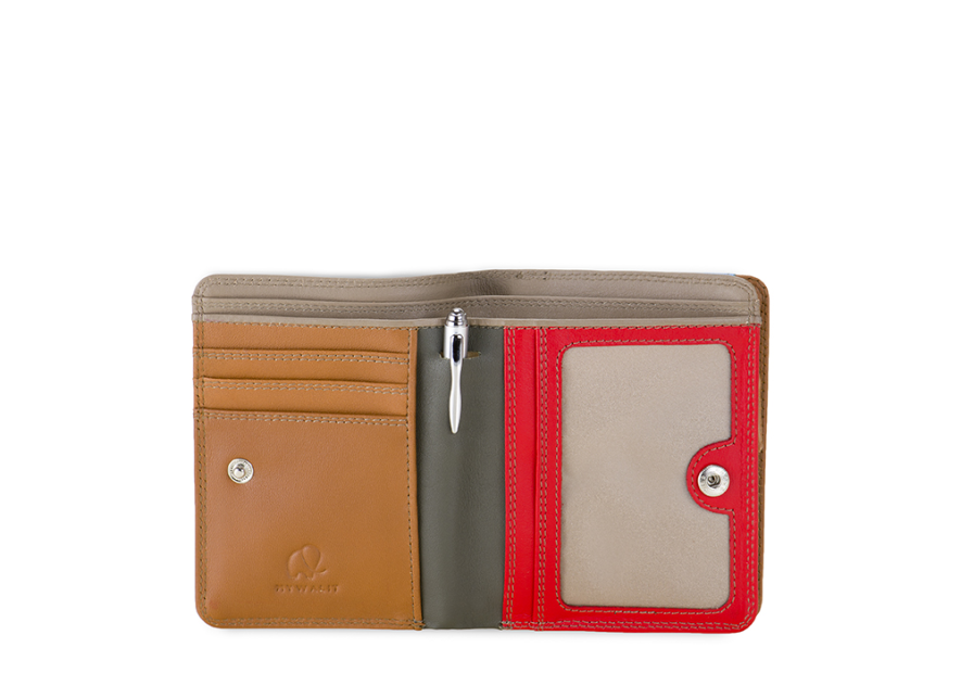 Mywalit 231 - CUIR DE VEAU - CARAMEL portefeuille zippé moyen format pmpb