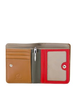 Mywalit 231 - CUIR DE VEAU - CARAMEL portefeuille zippé moyen format pmpb