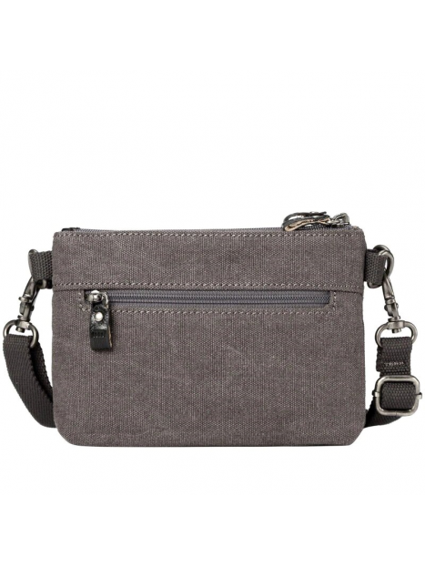 Troop London TRP0509 - COTON CUIR - CHARCOAL trp0509 Sacs banane / Sacs bandoulière