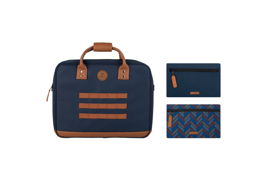 Cabaïa BAG MESSENGER - POLYESTER RECYCL porte documents/ordinateur messenger Sac business