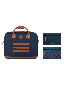 Cabaïa BAG MESSENGER - POLYESTER RECYCL porte documents/ordinateur messenger Sac business