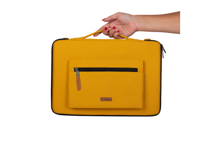 Cabaïa LAPTOP 15" - NYLON 900D - CANARY housse ordinateur 15" Sac business