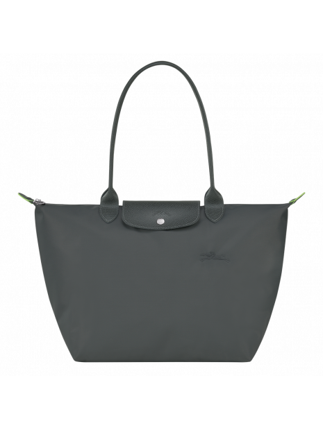 Longchamp 1899919 - POLYESTER RECYCLÉ - GR sac shopping l pliage green format a4 sac-a-main-shopping-toile-ou-cuir