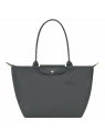 Longchamp 1899919 - POLYESTER RECYCLÉ - GR sac shopping l pliage green format a4 sac-a-main-shopping-toile-ou-cuir