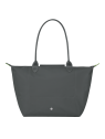 Longchamp 1899919 sac shopping l pliage green format a4 sac-a-main-shopping-toile-ou-cuir