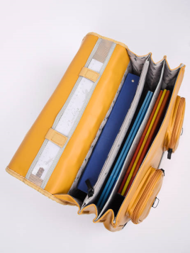 Caméléon VIW-CA41 - POLYURÉTHANE - YELLOW cartable vintage north 41cm cartable Scolaire