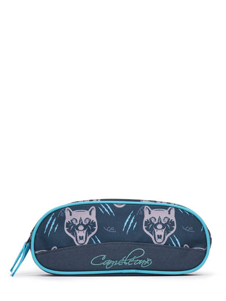Caméléon BAS-TROU - POLYESTER - NAVY WOLF trousse 2 compartiments actual trousses