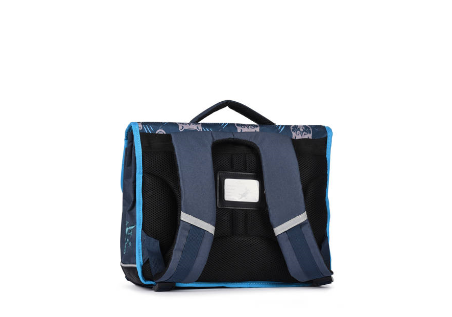 Caméléon BAS-CA38 - POLYESTER - NAVY WOLF cartable enfant 2 compartiments actual cartable Scolaire