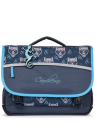 Caméléon BAS-CA41 - POLYESTER - NAVY WOLF cartable enfant 3 compartiments actual cartables-enfant