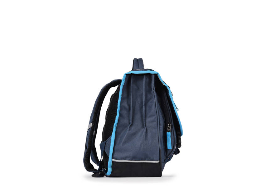 Caméléon BAS-CA41 - POLYESTER - NAVY WOLF cartable enfant 3 compartiments actual cartable Scolaire
