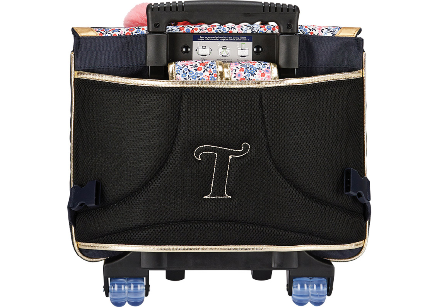 Tann's 422 - POLYESTER - FLEURS ANTONIA Cartable Trolley 38 cm cartable Scolaire