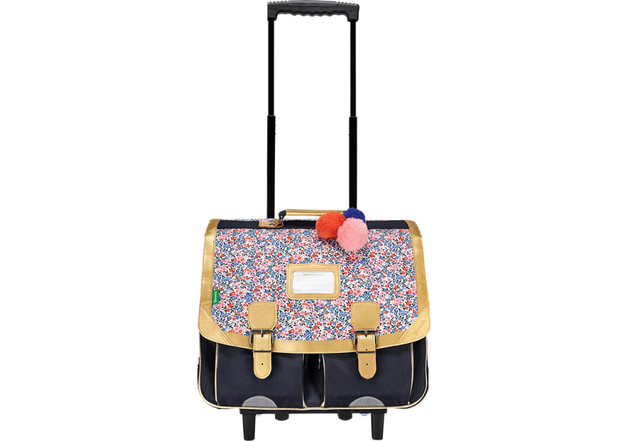 Tann's 432 - POLYESTER - FLEURS ANTONIA Cartable Trolley 41 cm cartable Scolaire