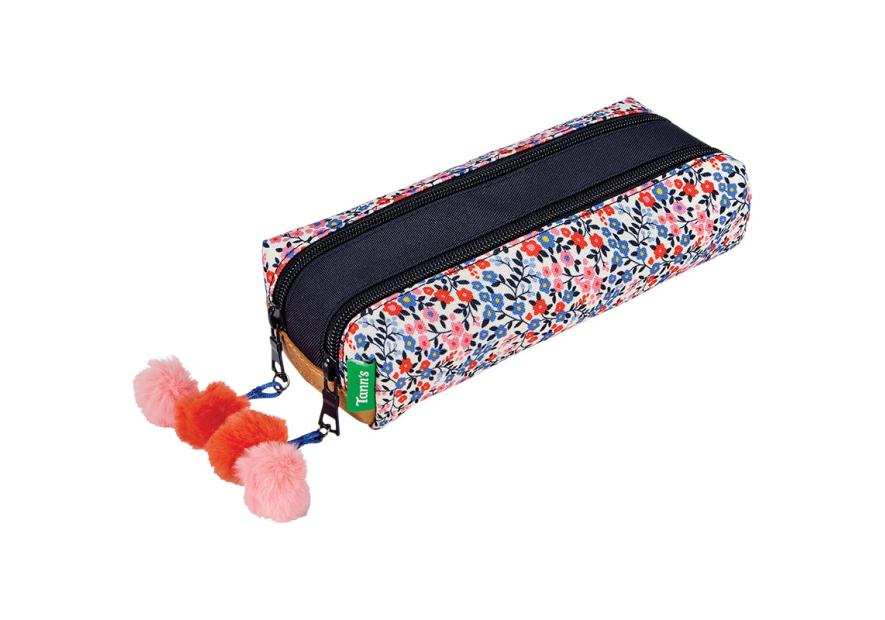 Tann's 122 - POLYESTER - FLEURS ANTONIA tann's trousse double cartable Scolaire