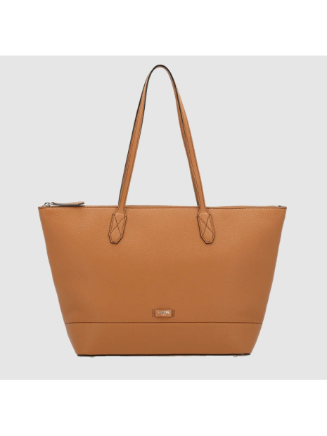 Lancel A12090 - CUIR DE VACHETTE - CAME lancel ninon cabas sac-a-main-shopping-toile-ou-cuir