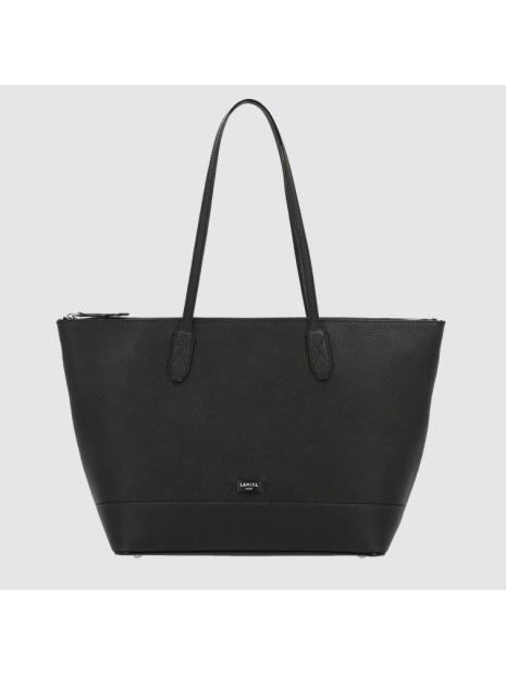 Lancel A12090 - CUIR DE VACHETTE - NOIR lancel ninon cabas sac-a-main-shopping-toile-ou-cuir