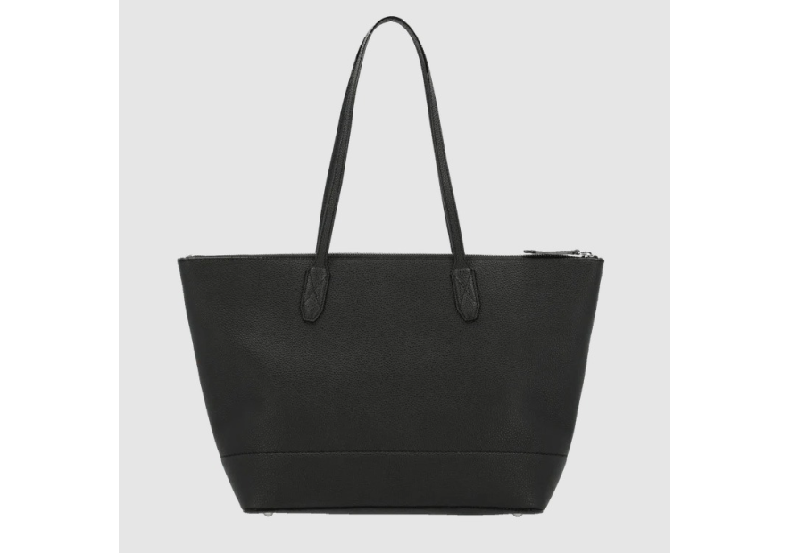 Lancel A12090 - CUIR DE VACHETTE - NOIR lancel ninon cabas shopping
