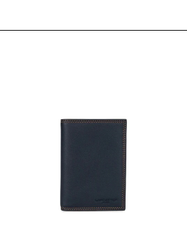 Lancaster 120-13 - CUIR DE VACHETTE - BLEU Lancaster - Soft Vintage - Portefeuille Portefeuille Homme