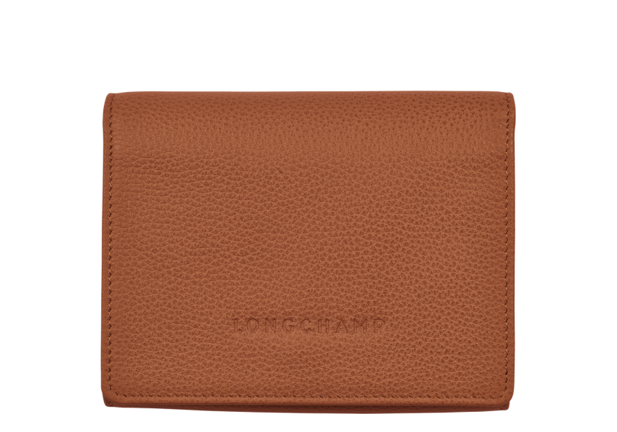 Longchamp 30021/021 - CUIR DE VACHETTE - C longchamp-le foulonné-portefeuille compact Porte-monnaie Femme