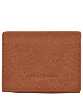 Longchamp 30021/021 - CUIR DE VACHETTE - C longchamp-le foulonné-portefeuille compact Porte-monnaie Femme