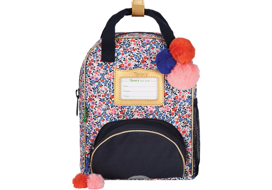 Tann's 612 - PETS - FLEURS ANTONIA BLEU Sac à dos XS cartable Scolaire