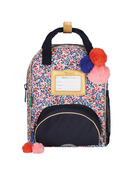 Tann's 612 - PETS - FLEURS ANTONIA BLEU Sac à dos XS cartable Scolaire