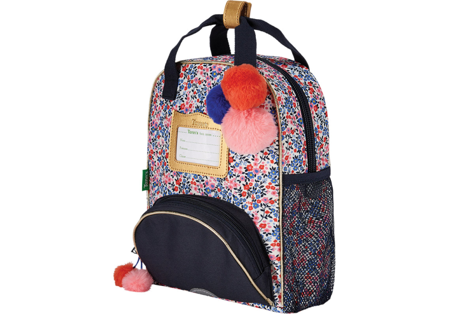 Tann's 612 - PETS - FLEURS ANTONIA BLEU Sac à dos XS cartable Scolaire