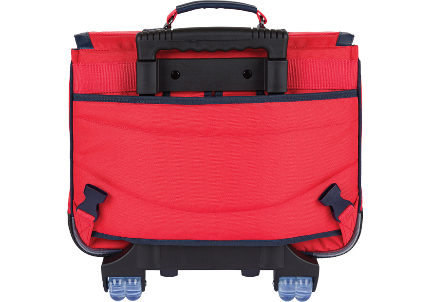 Tann's 421 - POLYESTER/CUIR - MAE ROUGE CartableTrolley 38 cm cartable Scolaire