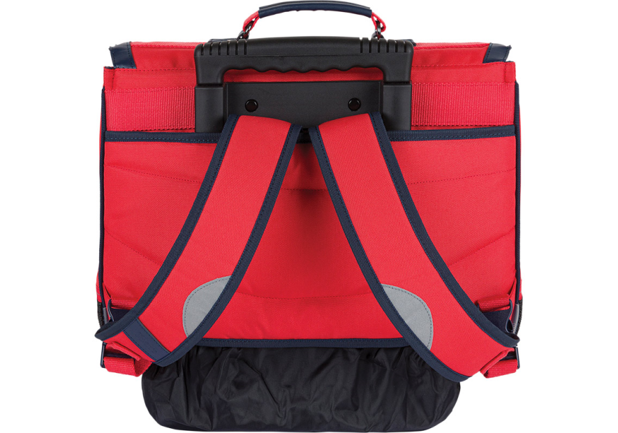 Tann's 421 - POLYESTER/CUIR - MAE ROUGE CartableTrolley 38 cm cartable Scolaire