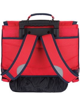 Tann's 421 - POLYESTER/CUIR - MAE ROUGE CartableTrolley 38 cm cartable Scolaire