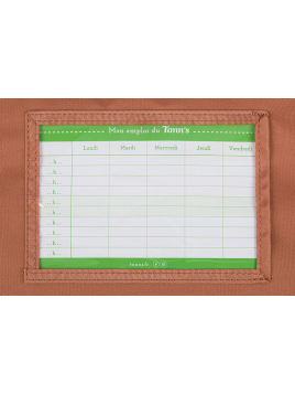 Tann's 421 - POLYESTER/CUIR - MAE ROUGE CartableTrolley 38 cm cartable Scolaire