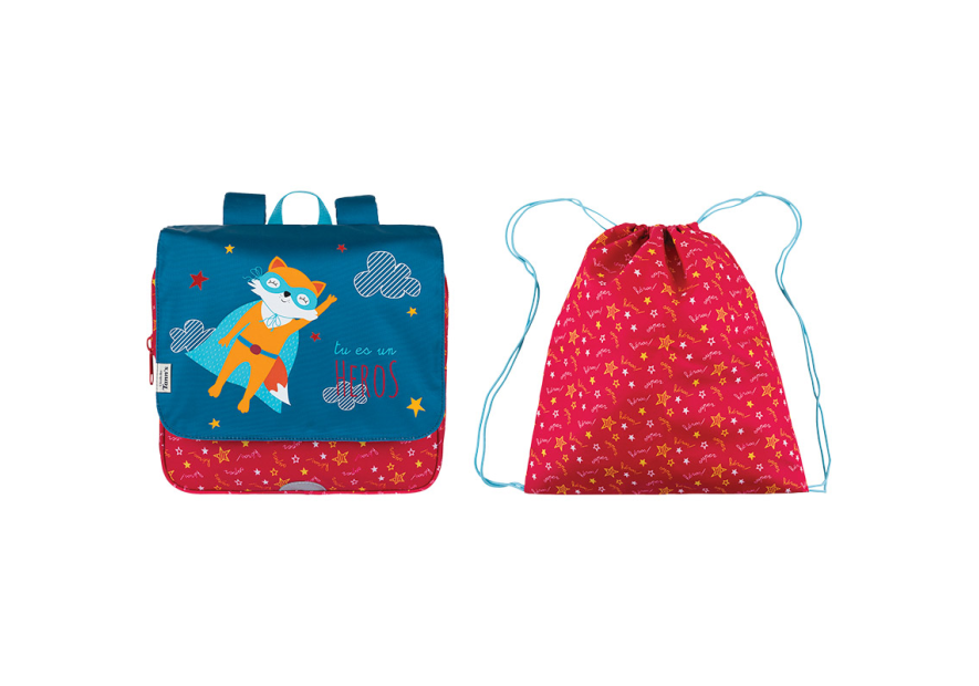 Tann's 655 - PETS - SUPER-HÉROS cartable maternel cartable Scolaire
