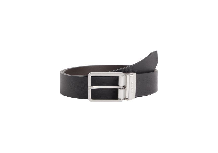 Calvin Klein K509754 - CUIR DE VACHETTE - NOI calvin klein-smoth-ceinture 35mm Ceintures