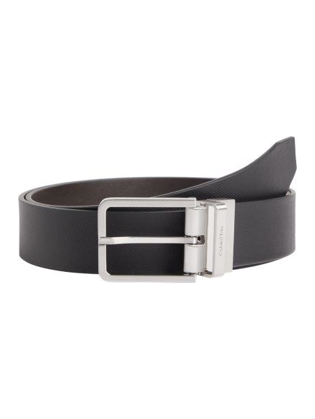 Calvin Klein K509754 - CUIR DE VACHETTE - NOI calvin klein-smoth-ceinture 35mm Ceintures