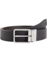 Calvin Klein K509754 - CUIR DE VACHETTE - NOI calvin klein-smoth-ceinture 35mm ceintures