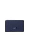 Lancel A11123 - CUIR DE VACHETTE - BLEU Ninon de Lancel - Portefeuille compact pmpb-femme