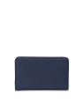 Lancel A11123 - CUIR DE VACHETTE - BLEU Ninon de Lancel - Portefeuille compact pmpb-femme
