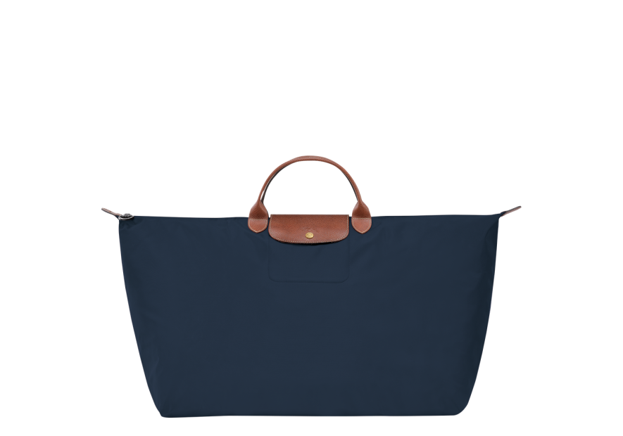 Longchamp 1625089 - NYLON ET CUIR - MARINE sac de voyage m le pliage original Sacs de voyage