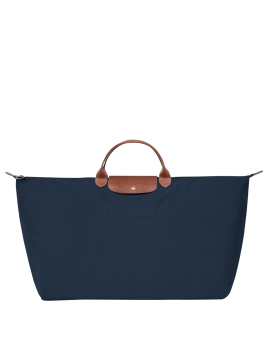 Longchamp 1625089 - NYLON ET CUIR - MARINE sac de voyage m le pliage original Sacs de voyage