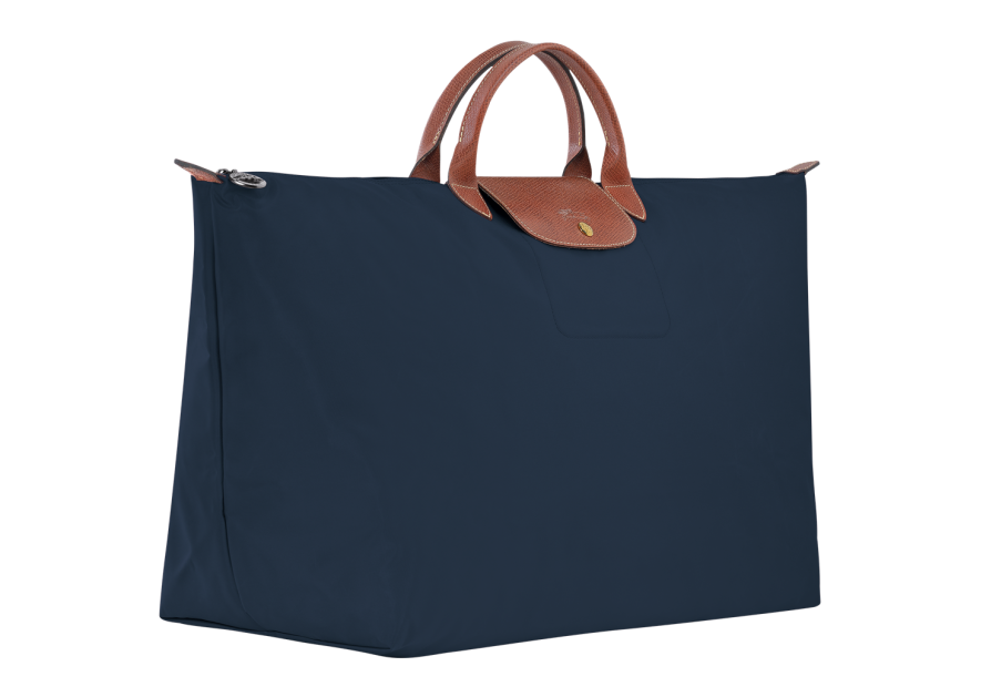 Longchamp 1625089 - NYLON ET CUIR - MARINE sac de voyage m le pliage original Sacs de voyage