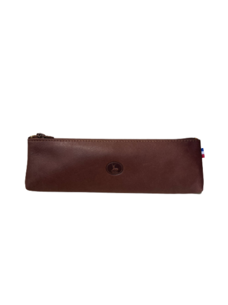 Frandi 951/05 - CUIR CLASSIQUE - COGNAC frandi authentique trousse crayon cuir trousses