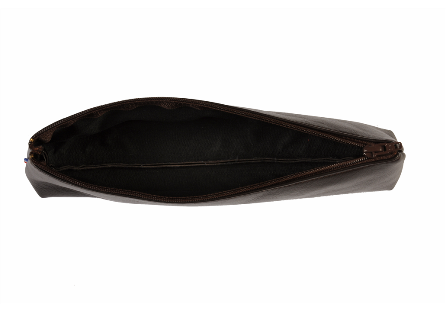 Frandi 951/05 - CUIR CLASSIQUE - COGNAC frandi authentique trousse crayon cuir cartable Scolaire