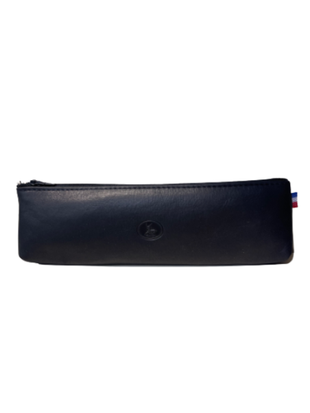 Frandi 951/05 - CUIR CLASSIQUE - NOIR frandi authentique trousse crayon cuir cartable Scolaire