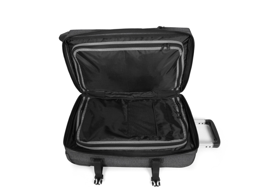 Eastpak K0A5BA7 - POLYESTER - BLACK DENI sac de voyage roulettes transit'r s Sac de voyage à roulettes
