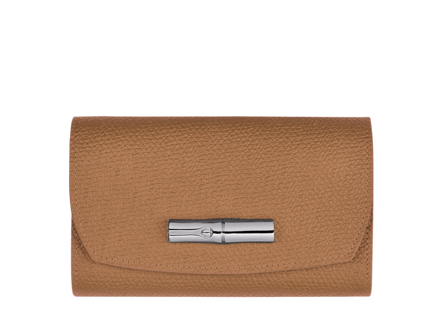 Longchamp 30002/HPN - CUIR DE VACHETTE - N longchamp-roseau-portefeuille compact Porte-monnaie Femme
