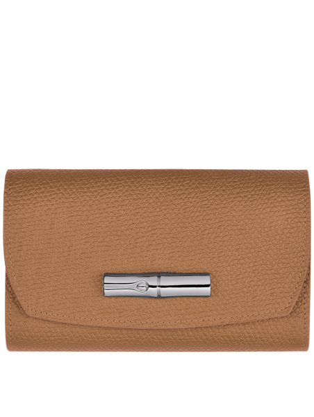 Longchamp 30002/HPN - CUIR DE VACHETTE - N longchamp-roseau-portefeuille compact Porte-monnaie Femme