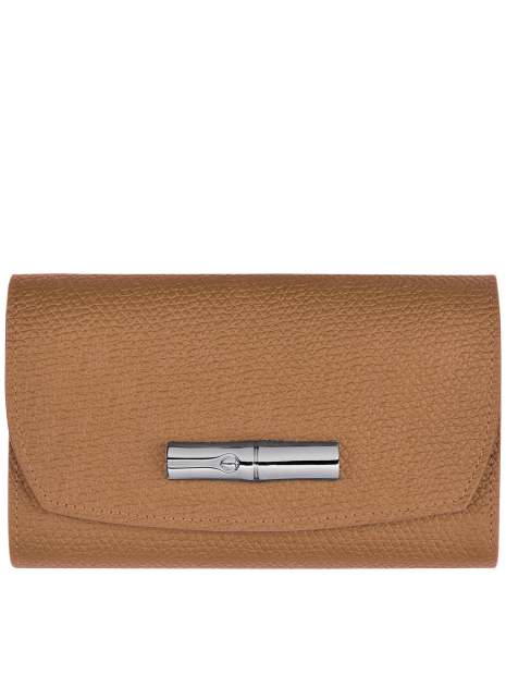 Longchamp 30002/HPN - CUIR DE VACHETTE - N longchamp-roseau-portefeuille compact porte-monnaie-femme