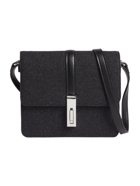 Calvin Klein K609897 - POLYURÉTHANE - DARK GR calvin klein-archive hardware-sac rabat Sac business