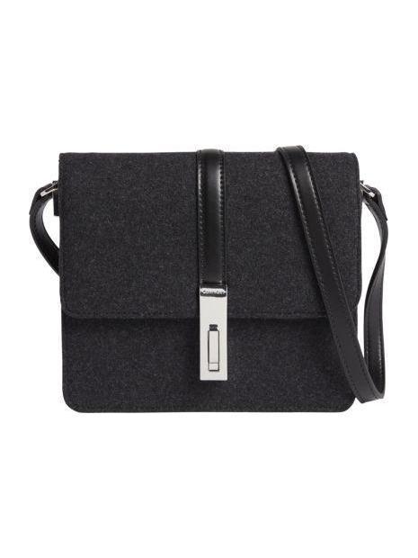 Calvin Klein K609897 - POLYURÉTHANE - DARK GR calvin klein-archive hardware-sac rabat sac-business